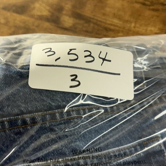 Vintage ICEBERG Jeans Mens Size 30X29 Blue Straight Leg Embroidered - Picture 15 of 15